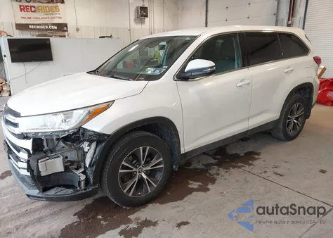 2019 Toyota Highlander Le из США, поврежденный, VIN 5TDBZRFH9KS931662